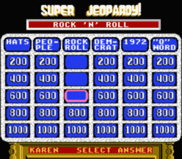 Super Jeopardy NES Screenshot Screenshot 4