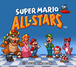 Super Mario All Stars SNES Screenshot Screenshot 1