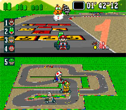 Super Mario Kart screen shot 3 3