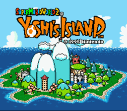 Super Mario World 2: Yoshi's Island SNES Screenshot Screenshot 1