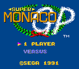 Super Monaco GP Sega GameGear Screenshot 1