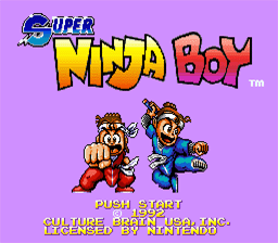 Super Ninja Boy SNES Screenshot Screenshot 1