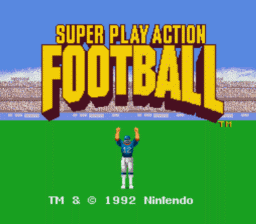 Super Play Action Football SNES Screenshot Screenshot 1