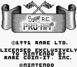 Super RC Pro AM Gameboy Screenshot Screenshot 1