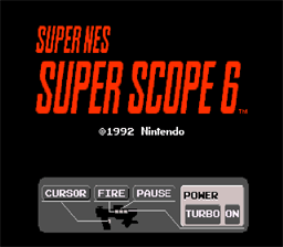 Super Scope 6 SNES Screenshot 1