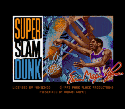 Super Slam Dunk SNES Screenshot 1