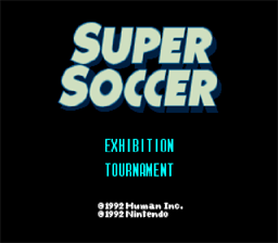 Super Soccer SNES Screenshot Screenshot 1