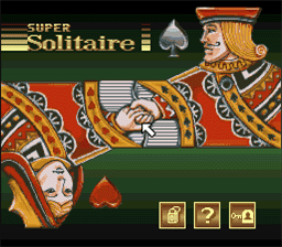 Super Solitaire SNES Screenshot 1