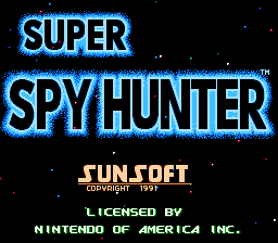 Super Spy Hunter NES Screenshot 1