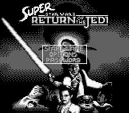 Super Star Wars: Return of the Jedi Gameboy Screenshot Screenshot 1