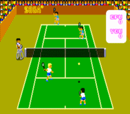 Super Tennis Master System Screenshot 2