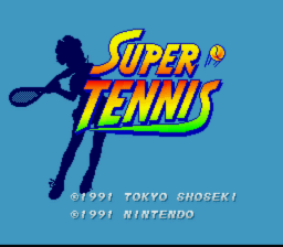 Super Tennis SNES Screenshot 1