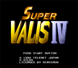 Super Valis 4 Super Nintendo Screenshot 1