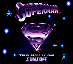 Superman Sega Genesis Screenshot 1