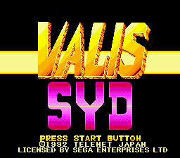 Syd of Valis Sega Genesis Screenshot 1