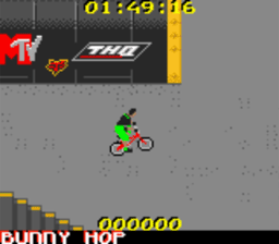 T.J. Lavin's Ultimate BMX Gameboy/Gameboy Color Screenshot 2