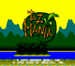 Taz-Mania Genesis Screenshot 1