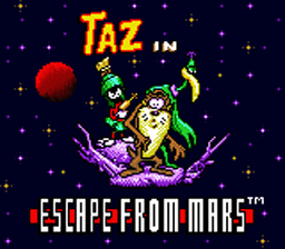 Taz in Escape from Mars Gamegear Screenshot Screenshot 1