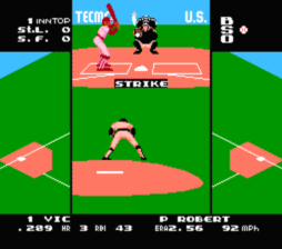 Tecmo Baseball NES Screenshot Screenshot 2