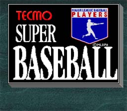 Tecmo Super Baseball SNES Screenshot Screenshot 1
