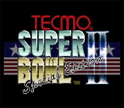 Tecmo Super Bowl 2 screen shot 1 1