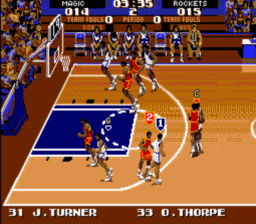 Tecmo Super NBA Basketball screen shot 3 3