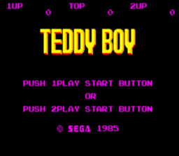 Teddy Boy Master System Screenshot 1