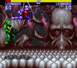 Teenage Mutant Ninja Turtles: Tournament Fighters Genesis Screenshot Screenshot 4