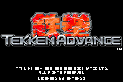 Tekken Advance GBA Screenshot Screenshot 1