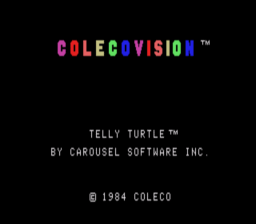Telly Turtle Colecovision Screenshot Screenshot 1