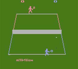 Tennis Atari 2600 Screenshot 2