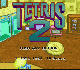 Tetris 2 SNES Screenshot 1