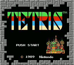 Tetris NES Screenshot 1