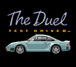 The Duel: Test Drive 2 Genesis Screenshot 1