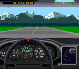The Duel: Test Drive 2 Genesis Screenshot 2