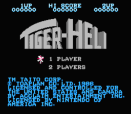 Tiger-Heli NES Screenshot Screenshot 1