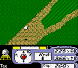 Tiger Woods PGA Tour 2000 Gameboy/Gameboy Color Screenshot 2