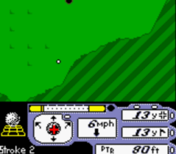 Tiger Woods PGA Tour 2000 GBC Screenshot 3