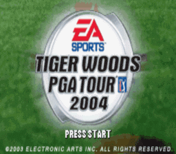 Tiger Woods PGA Tour 2004 GBA Screenshot Screenshot 1
