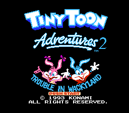 Tiny Toon Adventures 2 screen shot 1 1