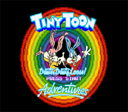 Nostalgie des jeux vidéo de notre enfance. Tiny_Toon_Adventures_Buster_Busts_Loose!_SNES_ScreenShot1