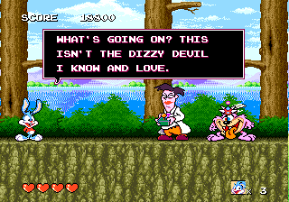 Tiny Toon Adventures: Buster's Hidden Treasure Genesis Screenshot Screenshot 4