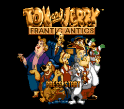 Tom & Jerry: Frantic Antics Sega Genesis Screenshot 1