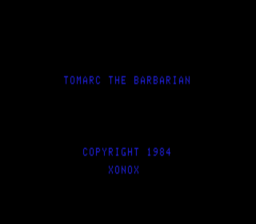 Tomarc The Barbarian Colecovision Screenshot Screenshot 1