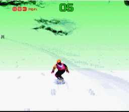 Tommy Moe's Winter Extreme: Skiing & Snowboarding SNES Screenshot 3
