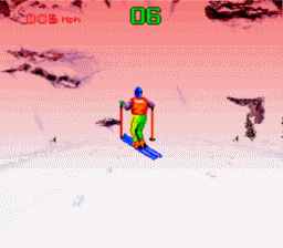 Tommy Moe's Winter Extreme: Skiing & Snowboarding SNES Screenshot 4