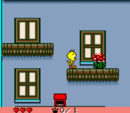 Tweety's High Flying Adventure Gameboy/Gameboy Color Screenshot 2
