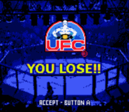 UFC: Ultimate Fighting Championship GBC Screenshot Screenshot 4