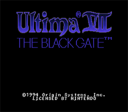 Ultima 7: The Black Gate Super Nintendo Screenshot 1