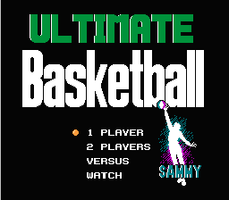 Ultimate Basketball NES Screenshot 1